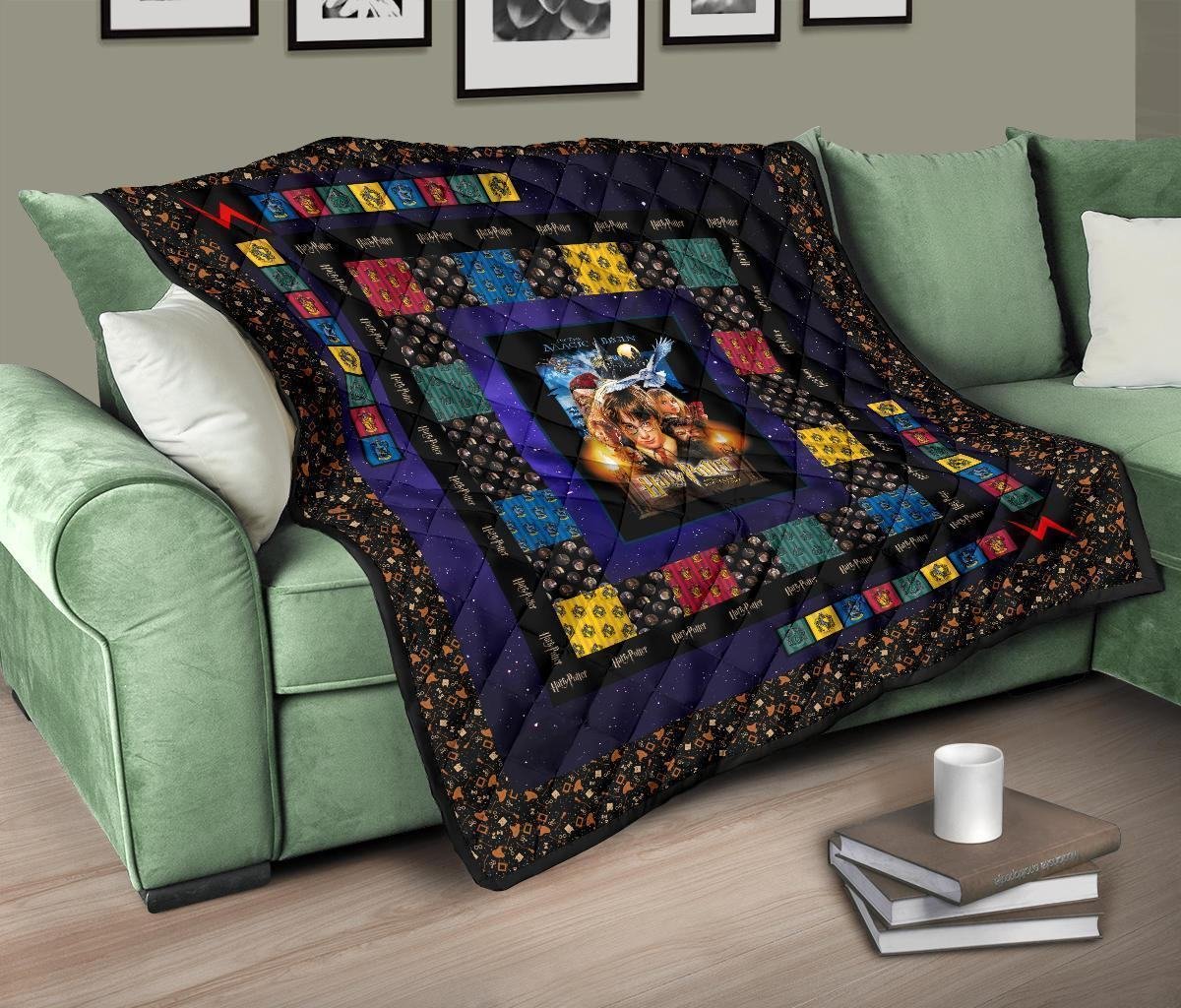 Harry Potter Quilt Blanket For Movies Bedding Decor Gift Idea