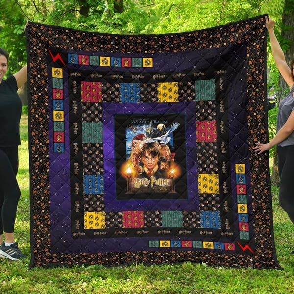 Harry Potter Quilt Blanket For Movies Bedding Decor Gift Idea