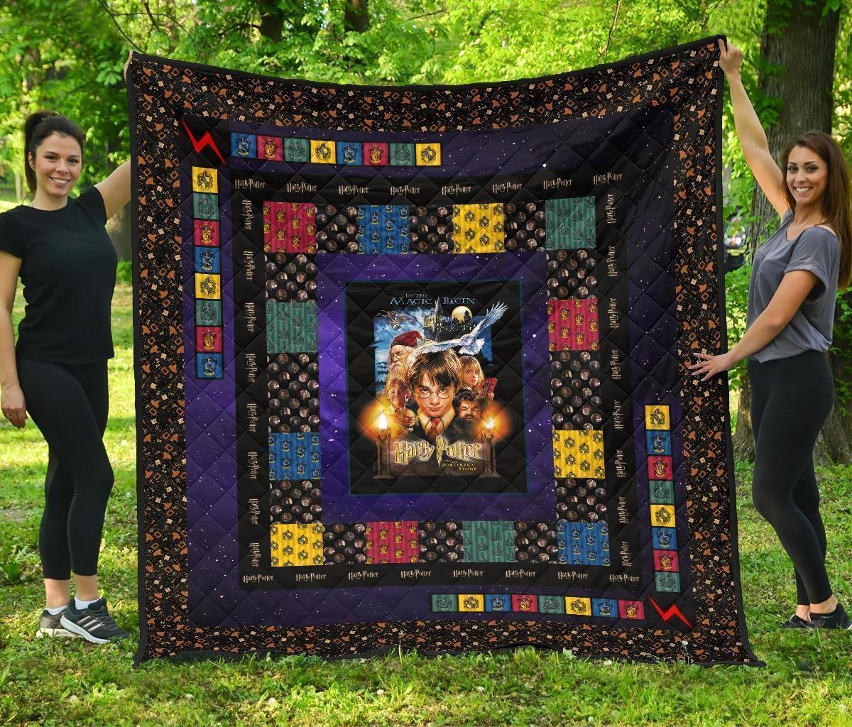 Harry Potter Quilt Blanket For Movies Bedding Decor Gift Idea