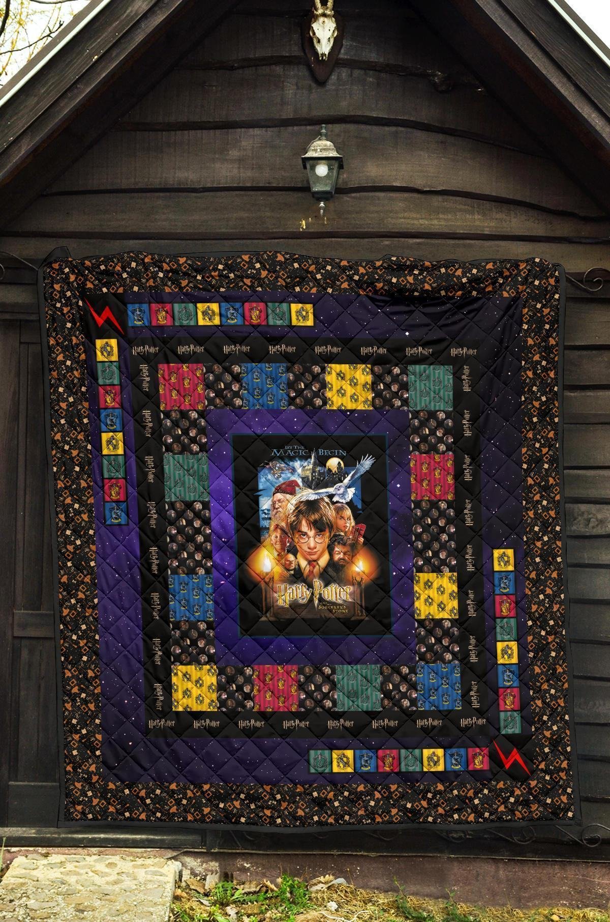 Harry Potter Quilt Blanket For Movies Bedding Decor Gift Idea