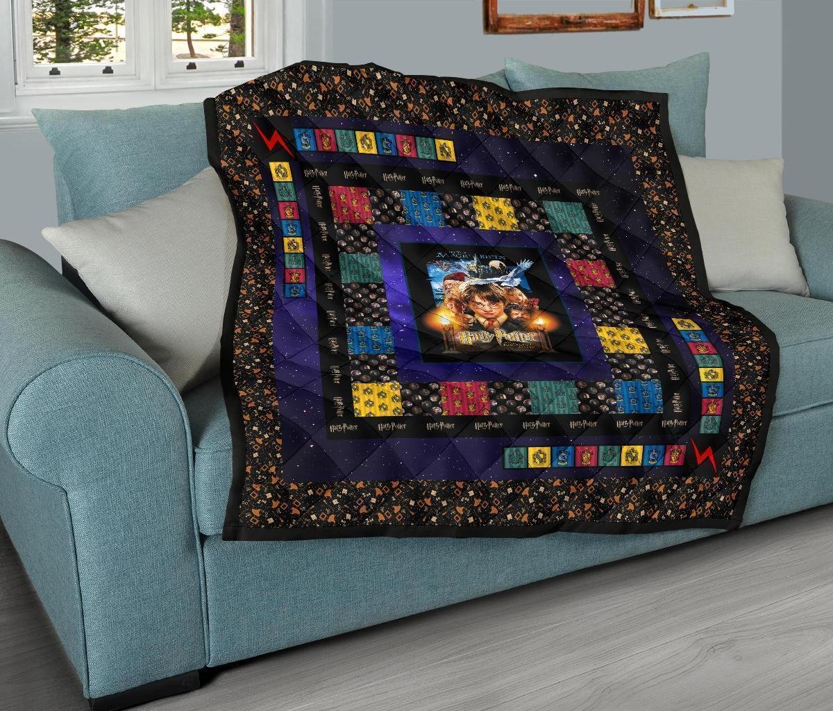 Harry Potter Quilt Blanket For Movies Bedding Decor Gift Idea