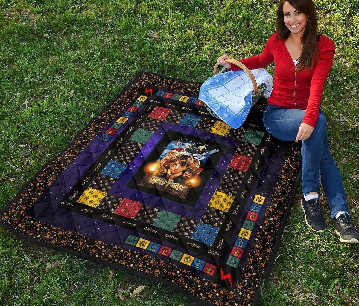 Harry Potter Quilt Blanket For Movies Bedding Decor Gift Idea