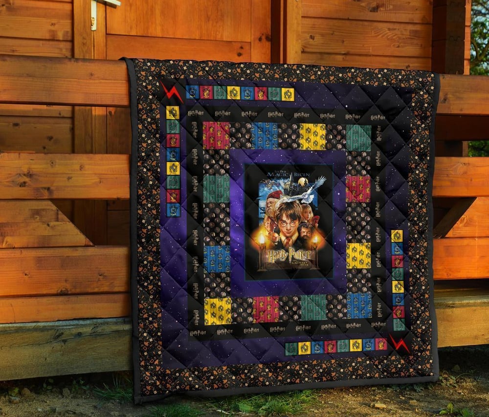 Harry Potter Quilt Blanket For Movies Bedding Decor Gift Idea