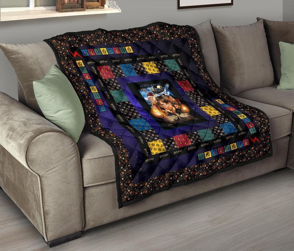 Harry Potter Quilt Blanket For Movies Bedding Decor Gift Idea