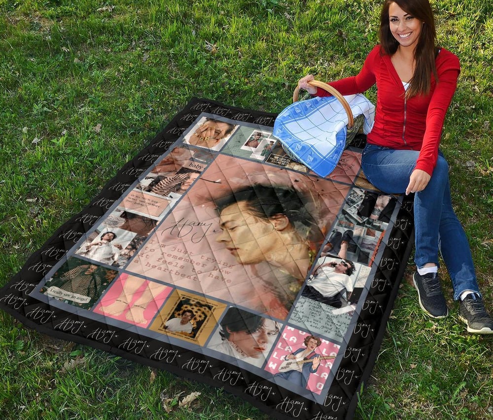 Harry Styles Quilt Blanket Gift Idea For Music Fan