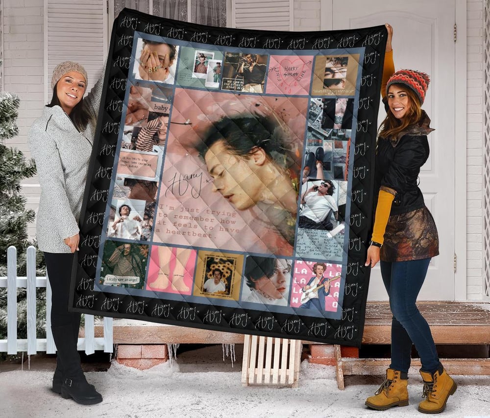 Harry Styles Quilt Blanket Gift Idea For Music Fan