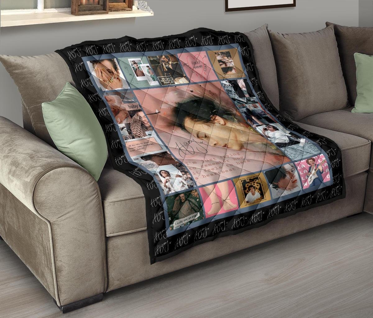 Harry Styles Quilt Blanket Gift Idea For Music Fan