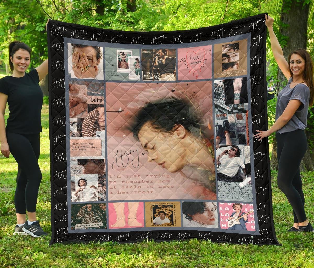 Harry Styles Quilt Blanket Gift Idea For Music Fan