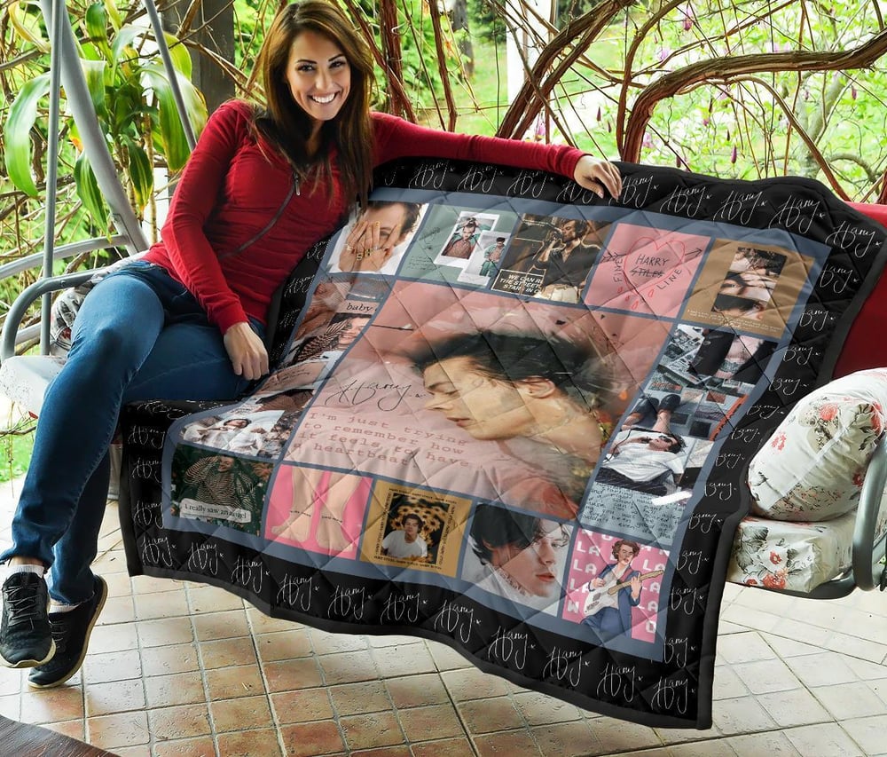 Harry Styles Quilt Blanket Gift Idea For Music Fan