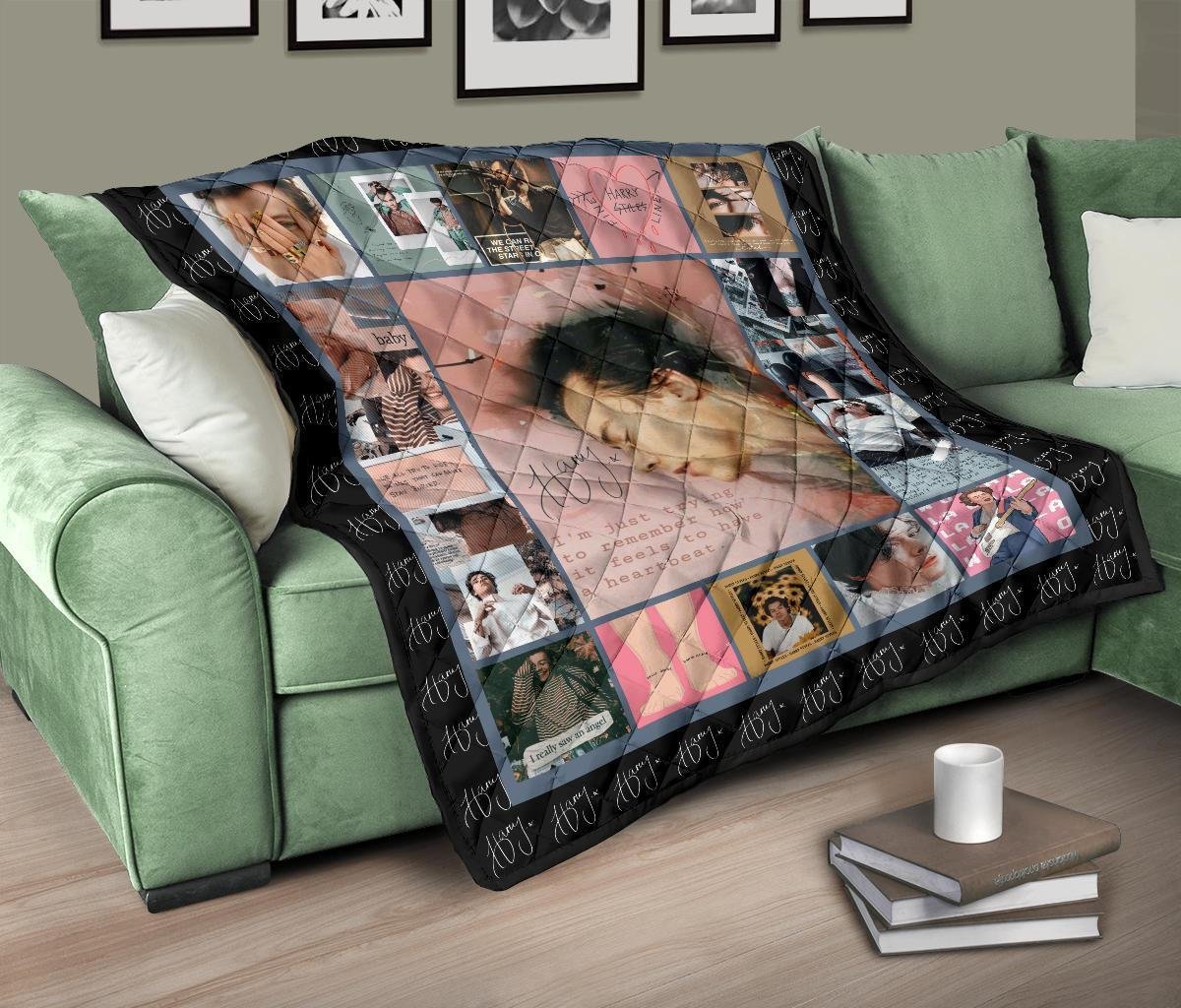 Harry Styles Quilt Blanket Gift Idea For Music Fan