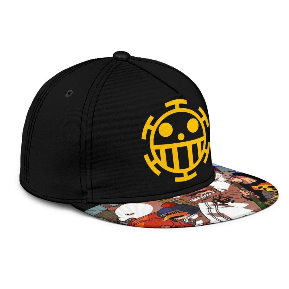 Heart Pirates Snapback Hat One Piece Anime Fan Gift