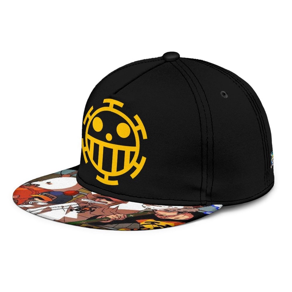 Heart Pirates Snapback Hat One Piece Anime Fan Gift