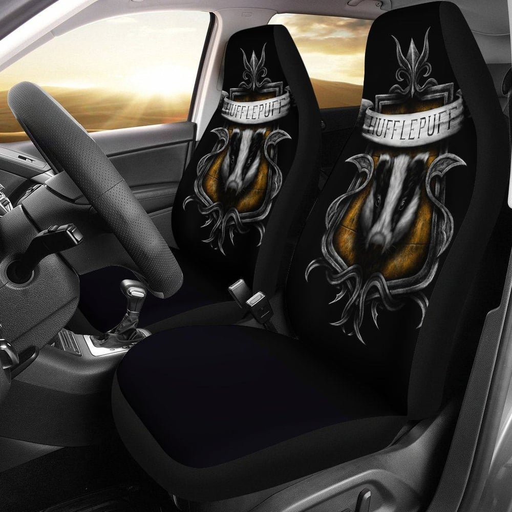 Hufflepuff Crest Harry Potter Car Seat Covers HPCS005