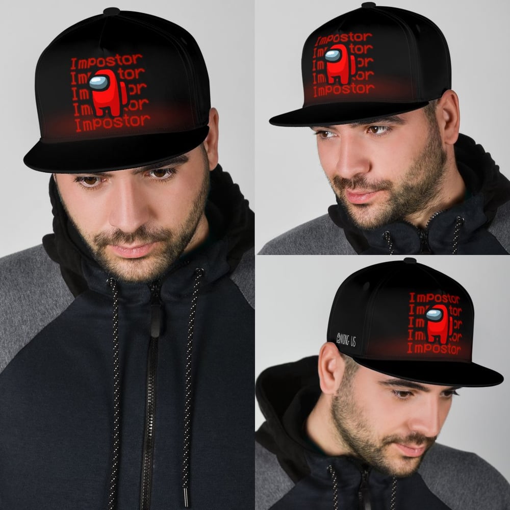 Imposter Snapback Hat Among Us Game Funny Gift Idea