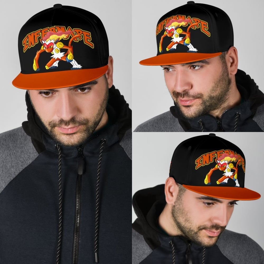 Infernape Snapback Hat Anime Fan Gift Idea