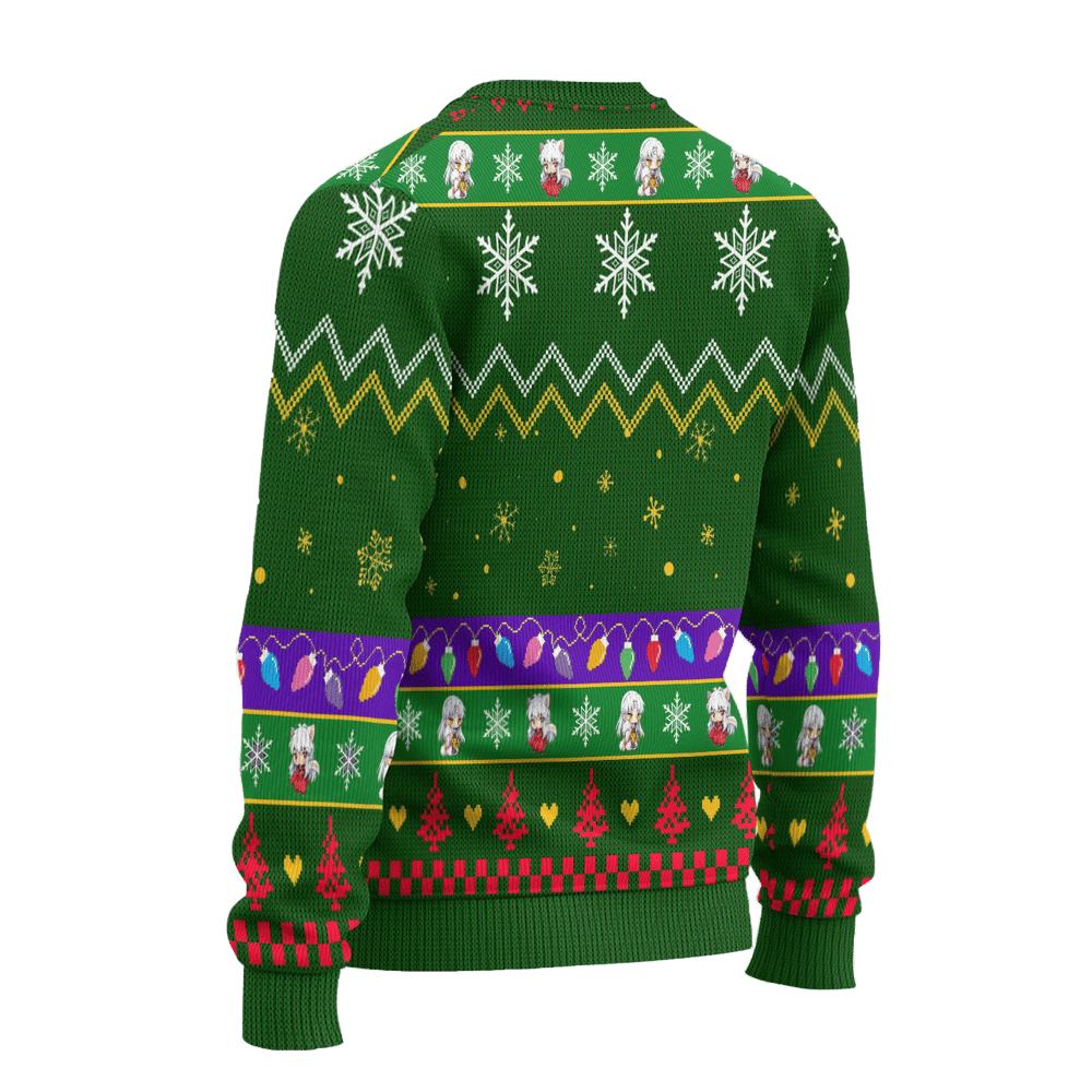 Inuyasha Anime Ugly Christmas Sweater InuYasha Xmas Gift