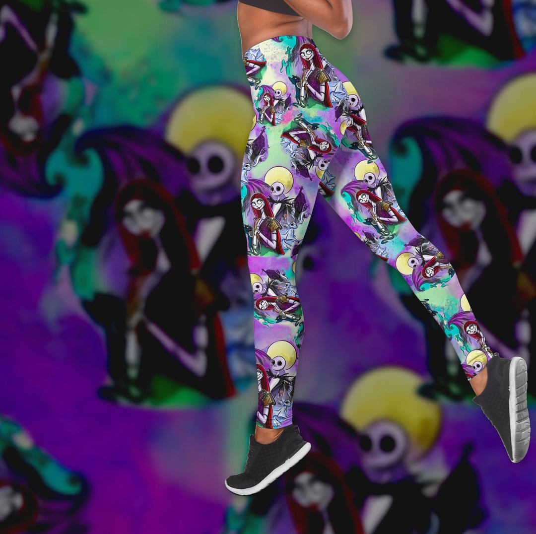 Jack & Sally The Nightmare Before Christmas Combo Hoodie And Legging Custom Apparel HLS120