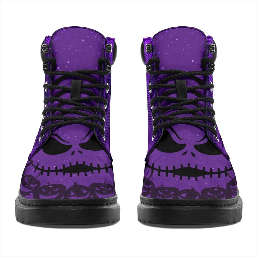 Jack Skellington All Season Boots | Nightmare Before Christmas Shoes Timbs Boots TB102