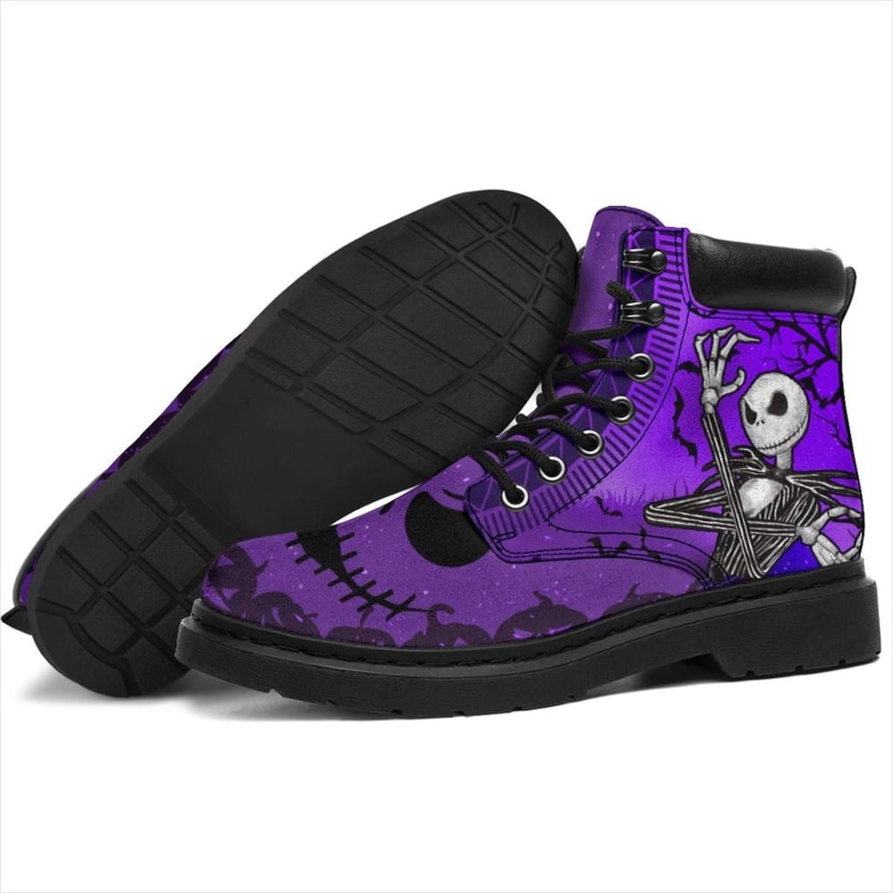 Jack Skellington All Season Boots | Nightmare Before Christmas Shoes Timbs Boots TB102