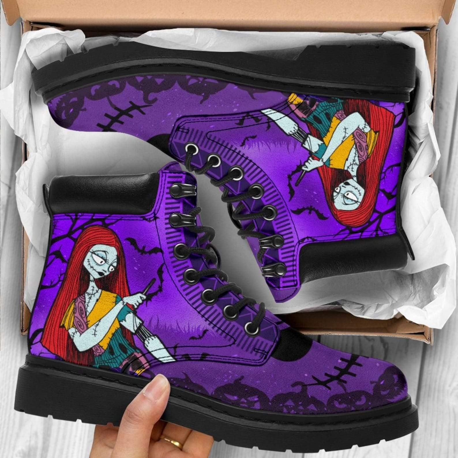 Jack Skellington All Season Boots | Nightmare Before Christmas Shoes Timbs Boots TB102