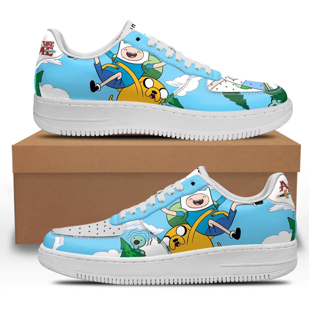 Jake and Finn Sneakers Custom Adventure Time Shoes