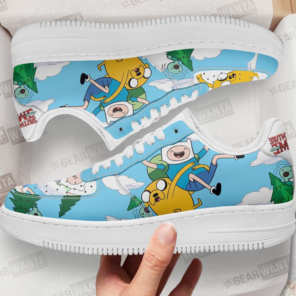 Jake and Finn Sneakers Custom Adventure Time Shoes