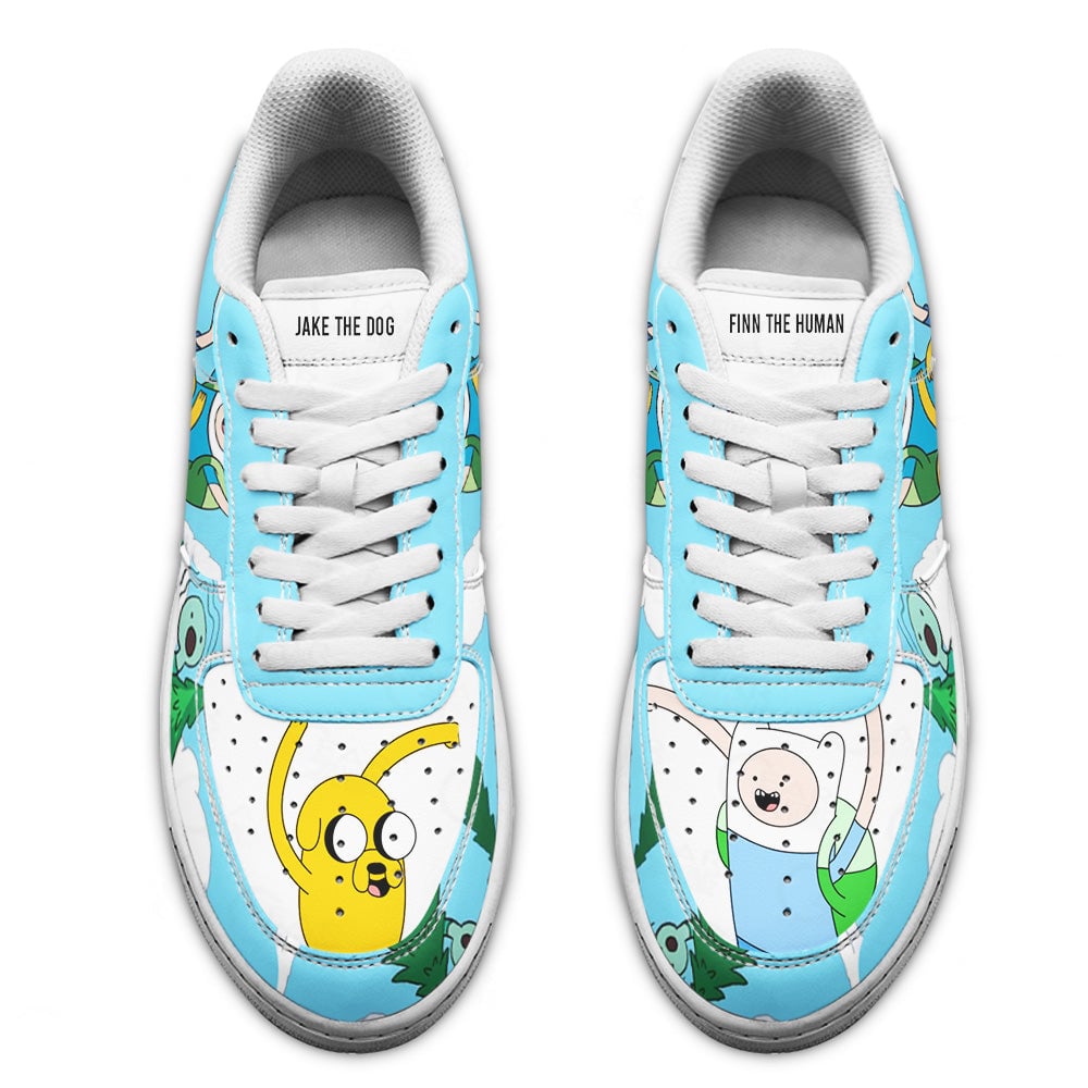 Jake and Finn Sneakers Custom Adventure Time Shoes