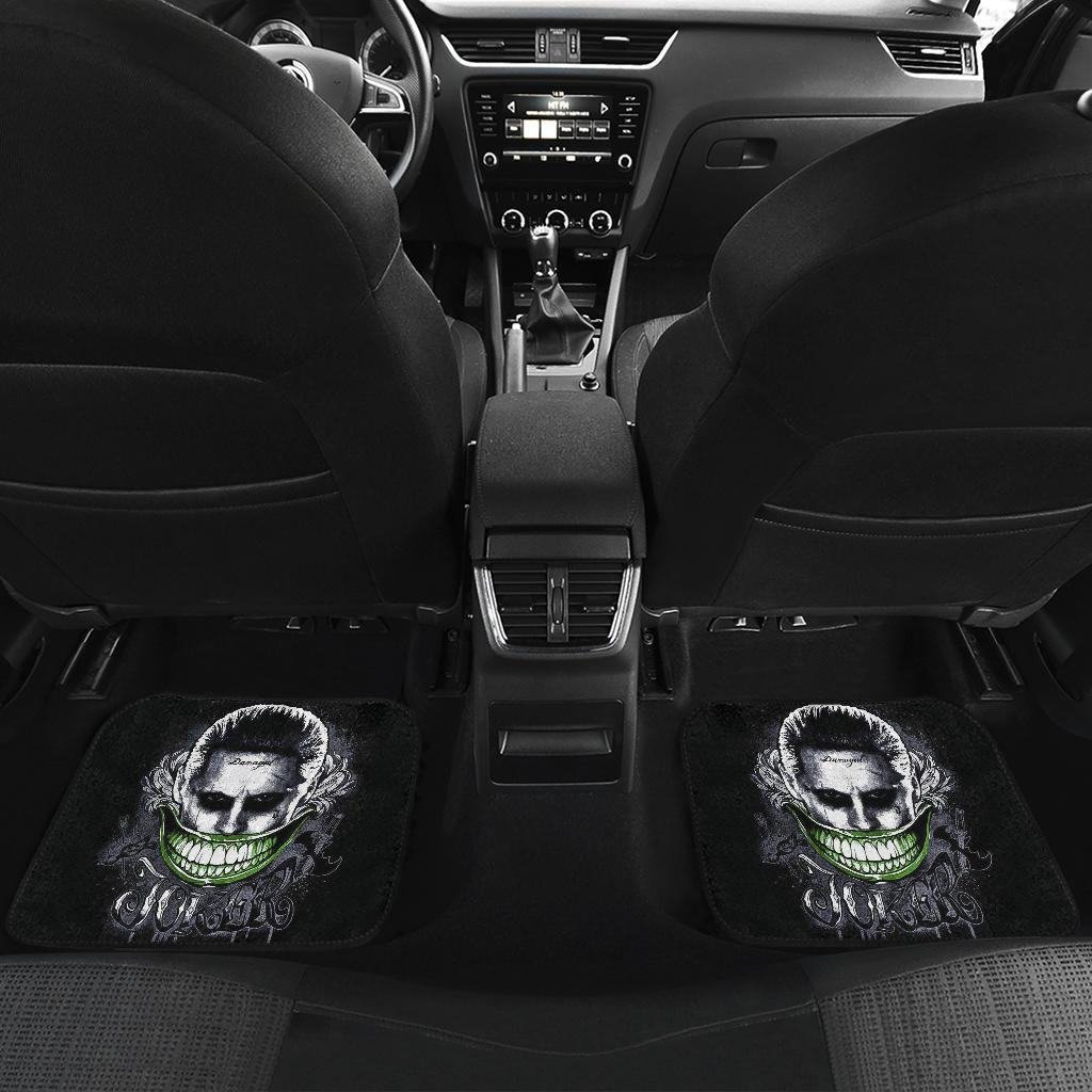 Joker Smile Suicide Squad Car Floor Mats Movie Fan Gift