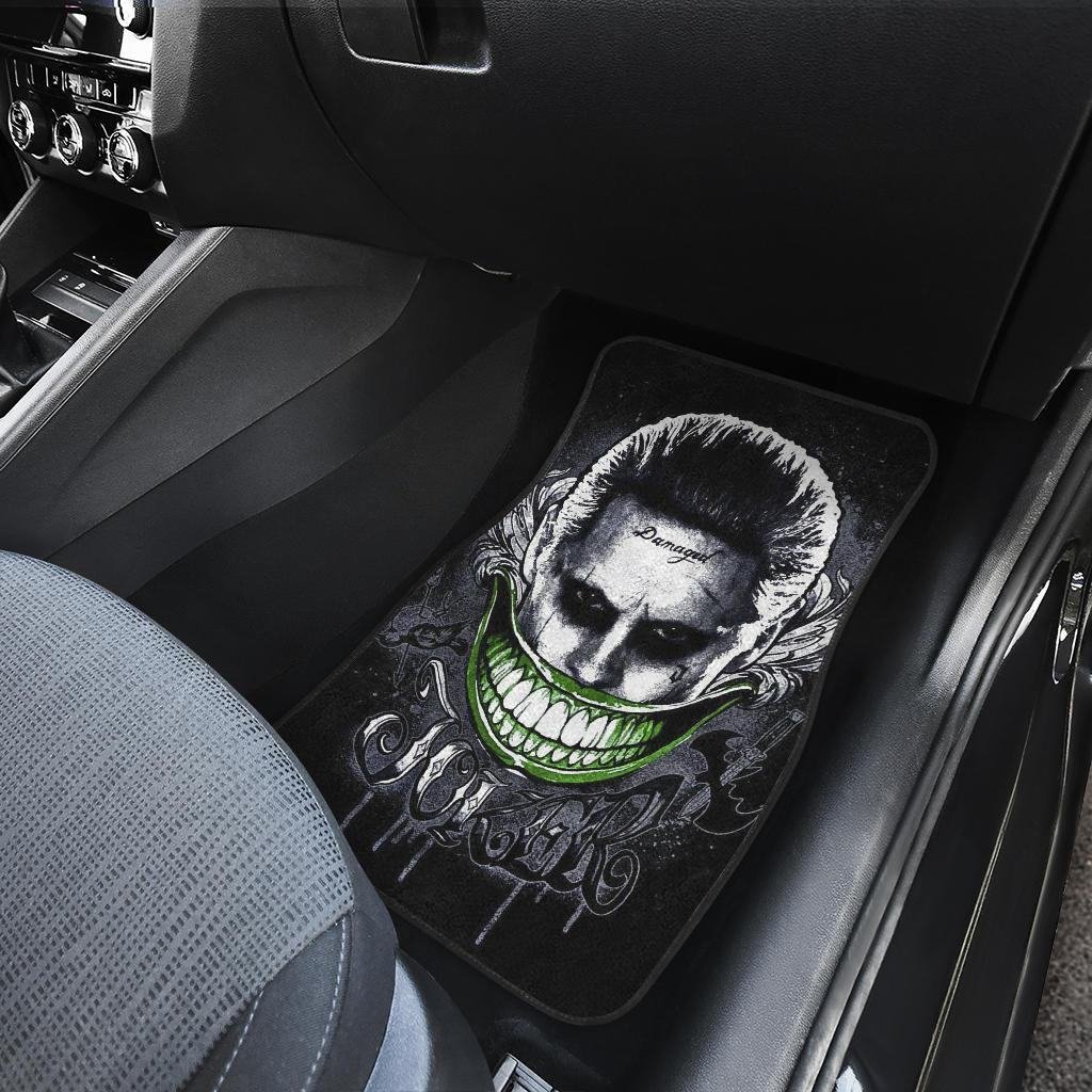 Joker Smile Suicide Squad Car Floor Mats Movie Fan Gift