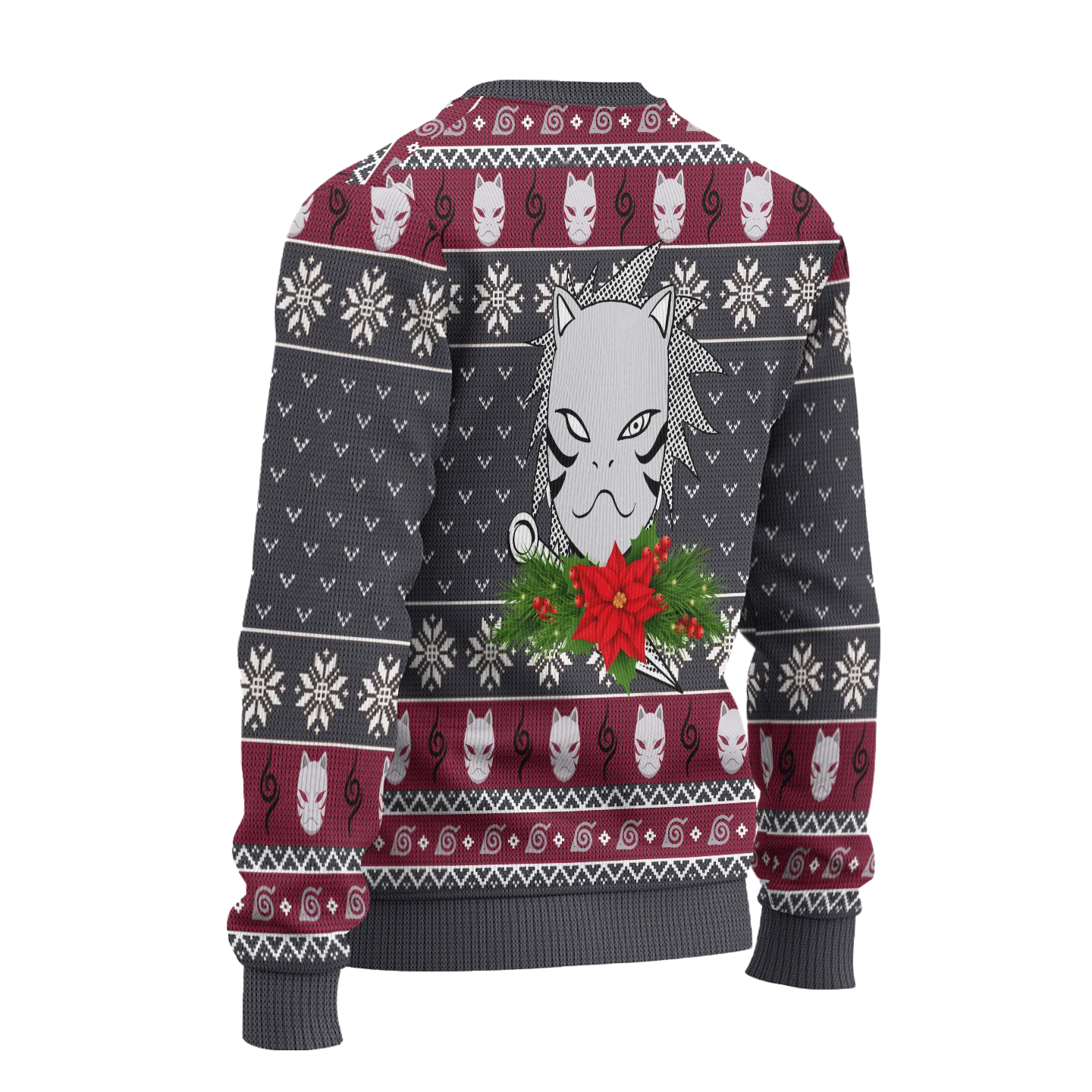 Kakashi Anbu Ugly Christmas Sweater Naruto Anime Xmas Gift