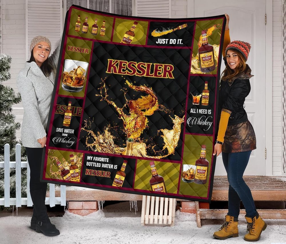 Kessler Quilt Blanket All I Need Is Whisky Gift Idea