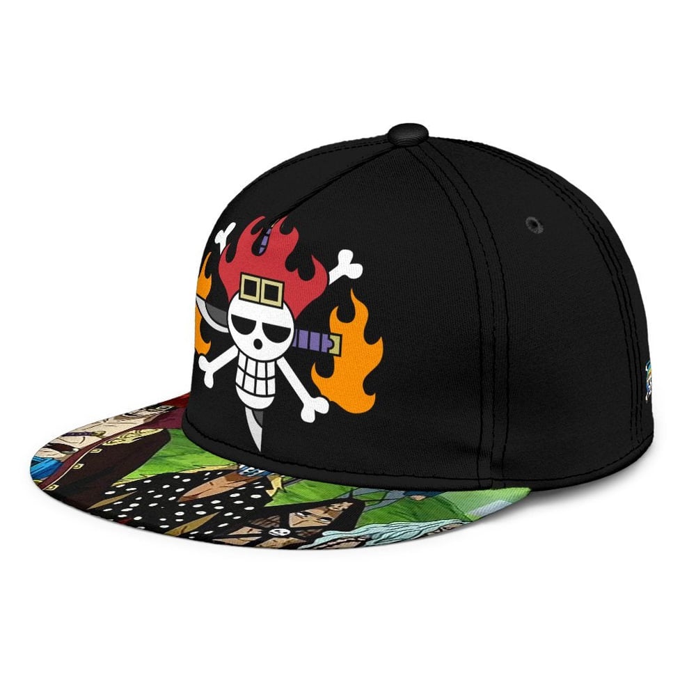 Kid Pirates Snapback Hat One Piece Anime Fan Gift