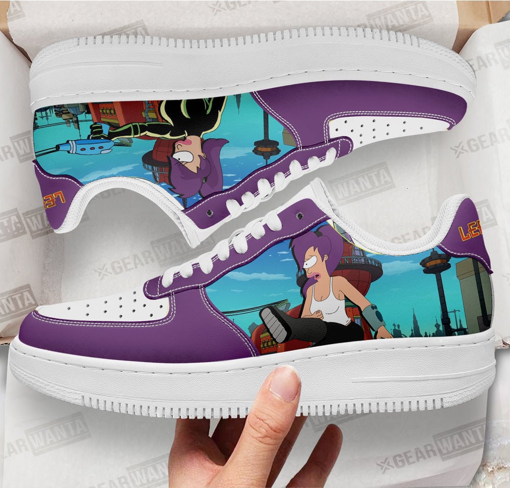 Leela Futurama Custom Sneakers For Fans