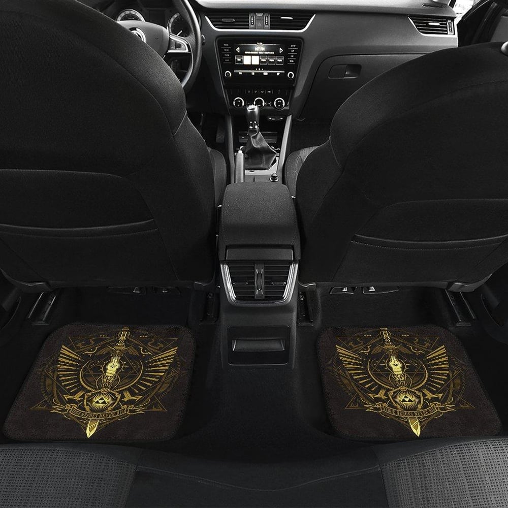 Legend of Zelda Car Floor Mats True Heroes Never Die CFMLOZ05