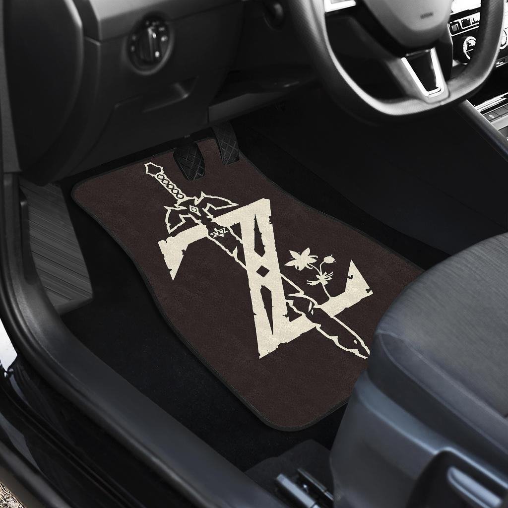 Legend Of Zelda Z Sword Logo Car Floot Mats CFMLOZ09