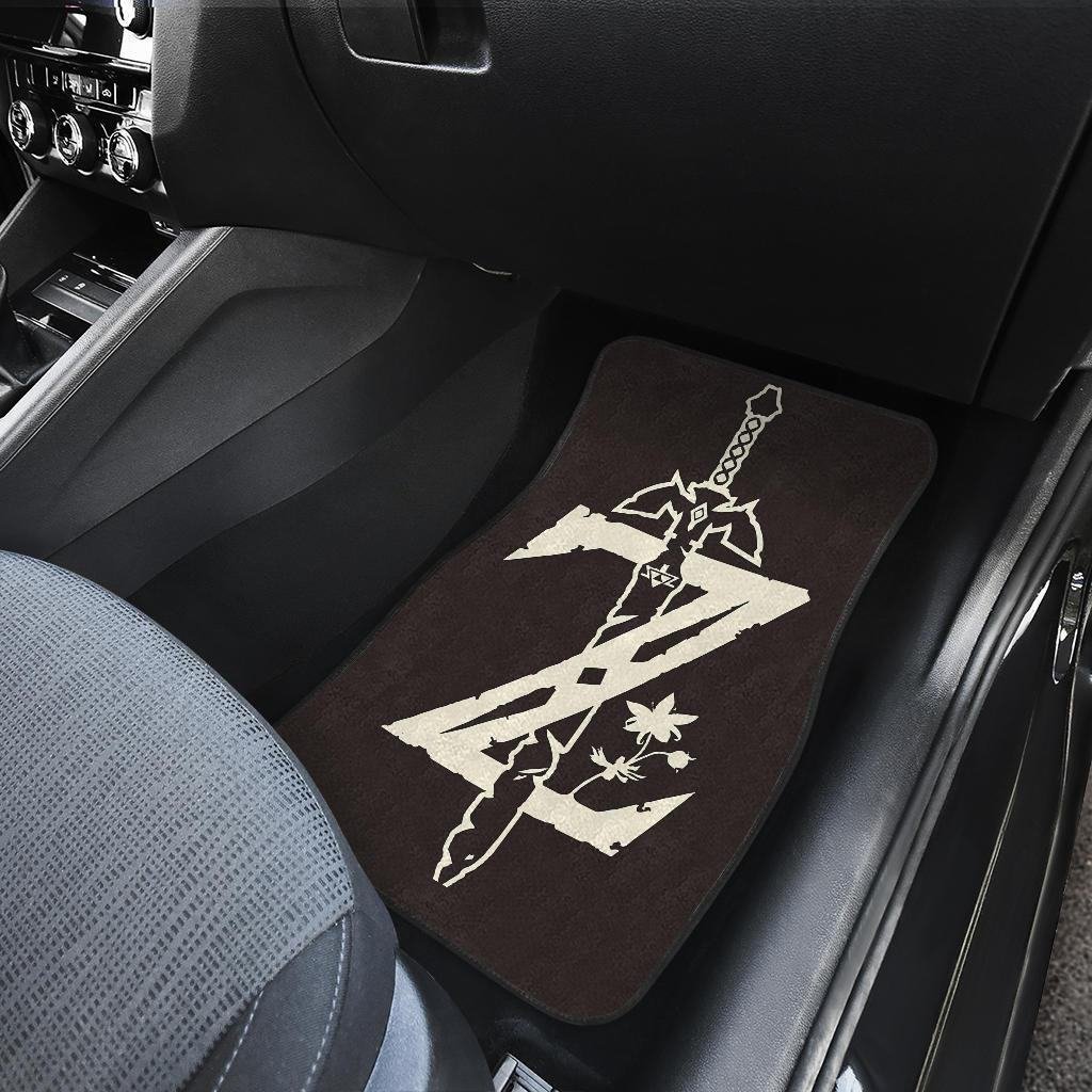 Legend Of Zelda Z Sword Logo Car Floot Mats CFMLOZ09