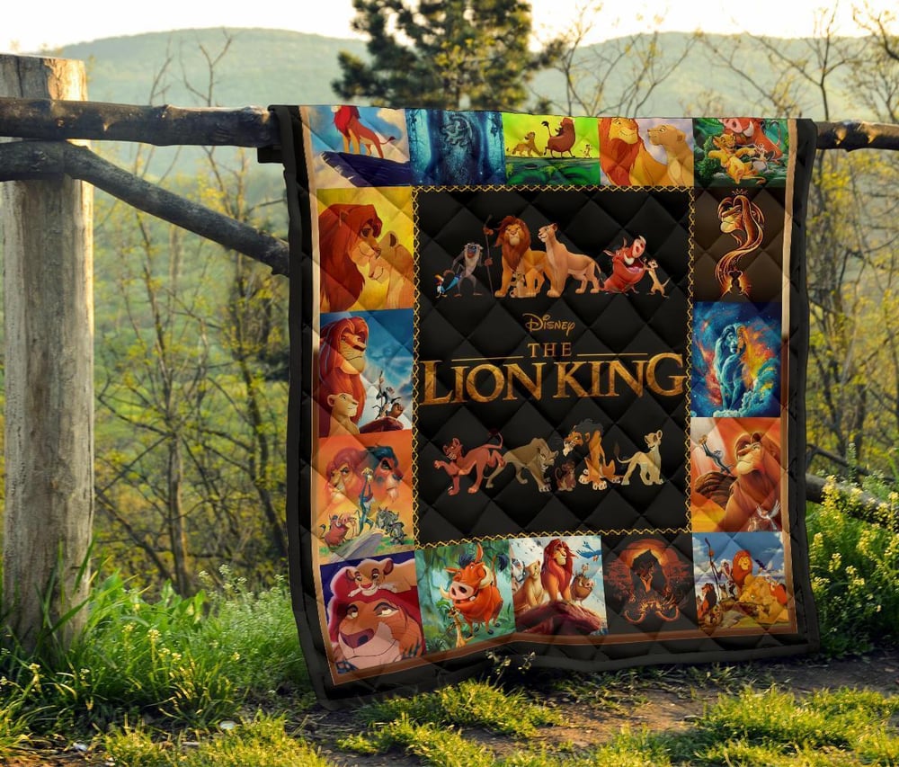 Lion King Quilt Blanket For Fan Gift Idea