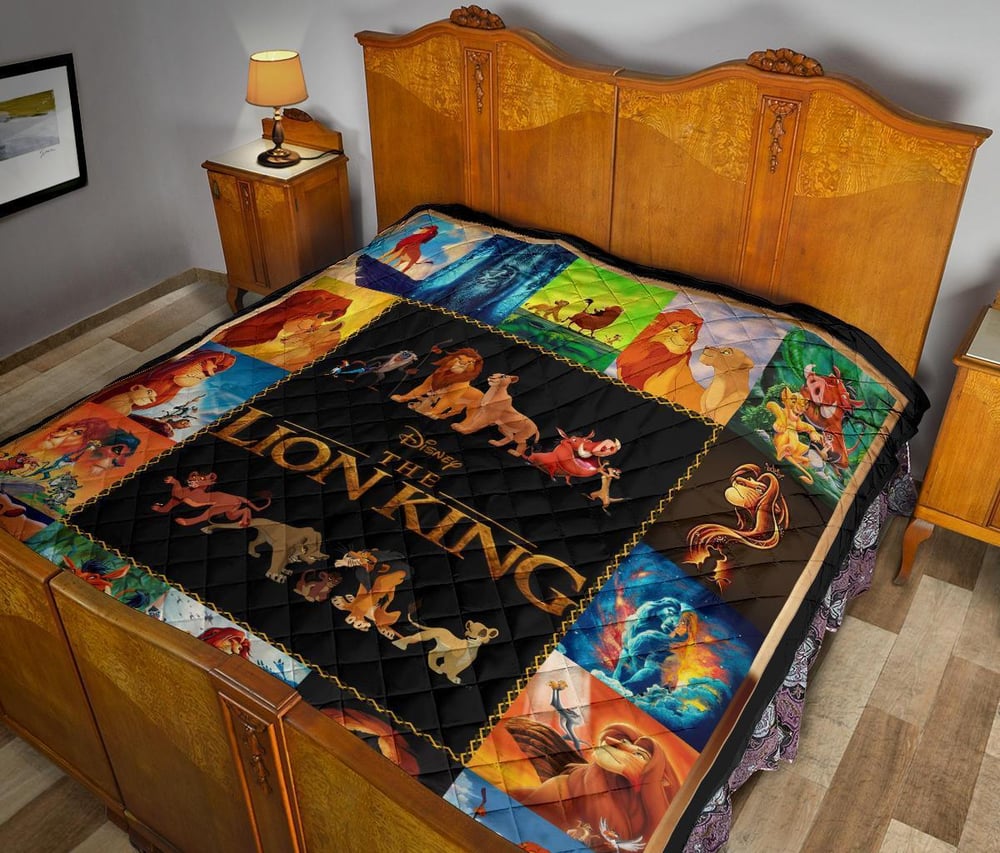 Lion King Quilt Blanket For Fan Gift Idea