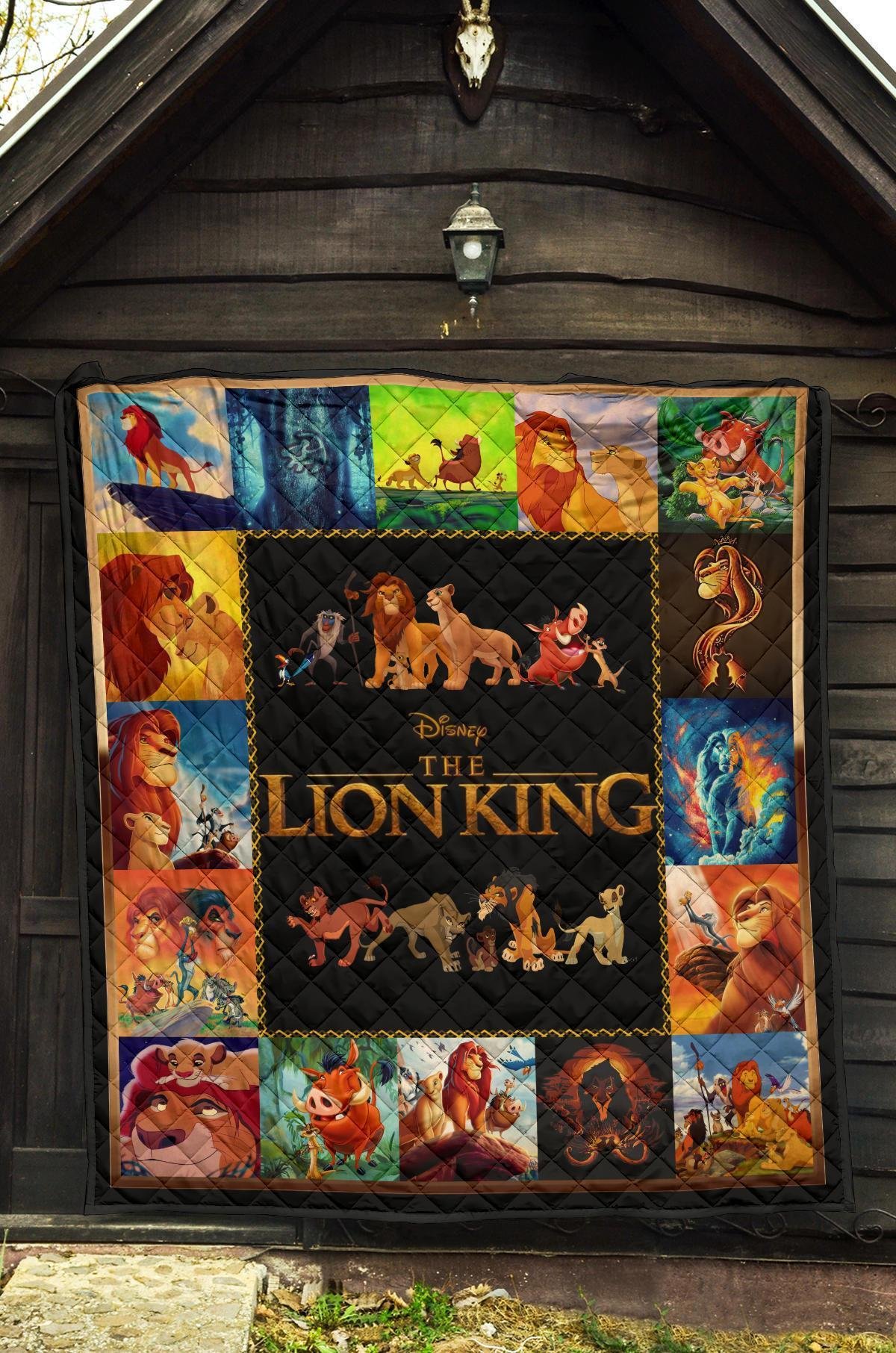 Lion King Quilt Blanket For Fan Gift Idea