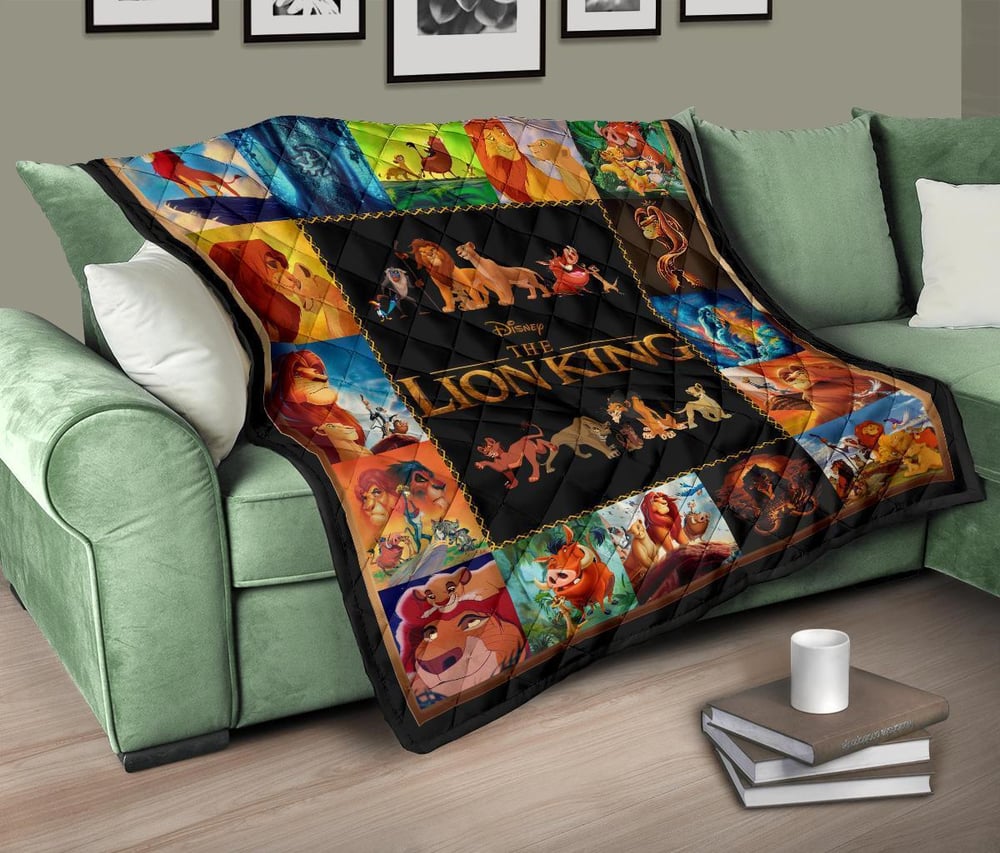 Lion King Quilt Blanket For Fan Gift Idea