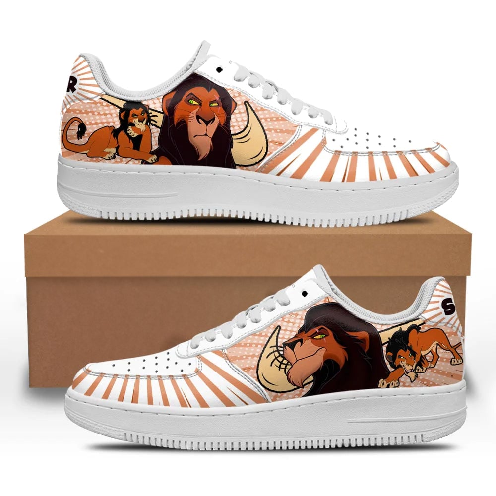 Lion Scar Sneakers Custom Villain The Lion King