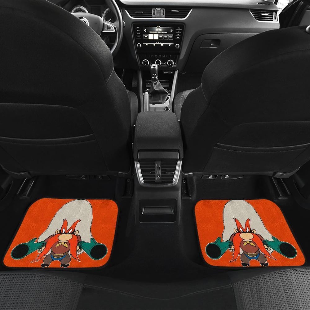 Looney Tunes Car Floor Mats World Of Mayhem Yosemite Guns Back Off