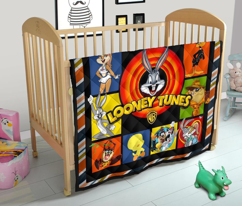 Looney Tunes Quilt Blanket Cute Gift Idea For Fan