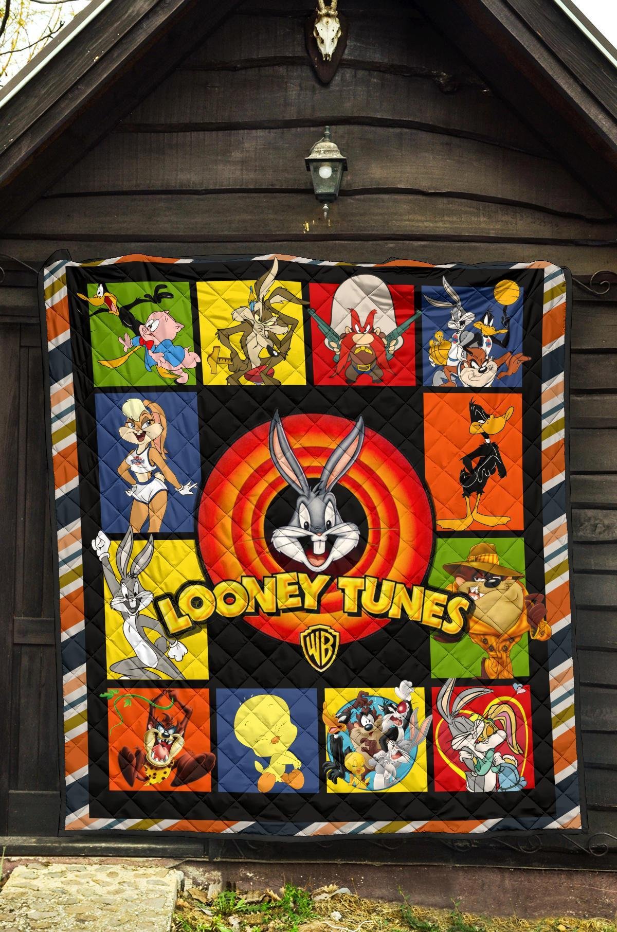 Looney Tunes Quilt Blanket Cute Gift Idea For Fan