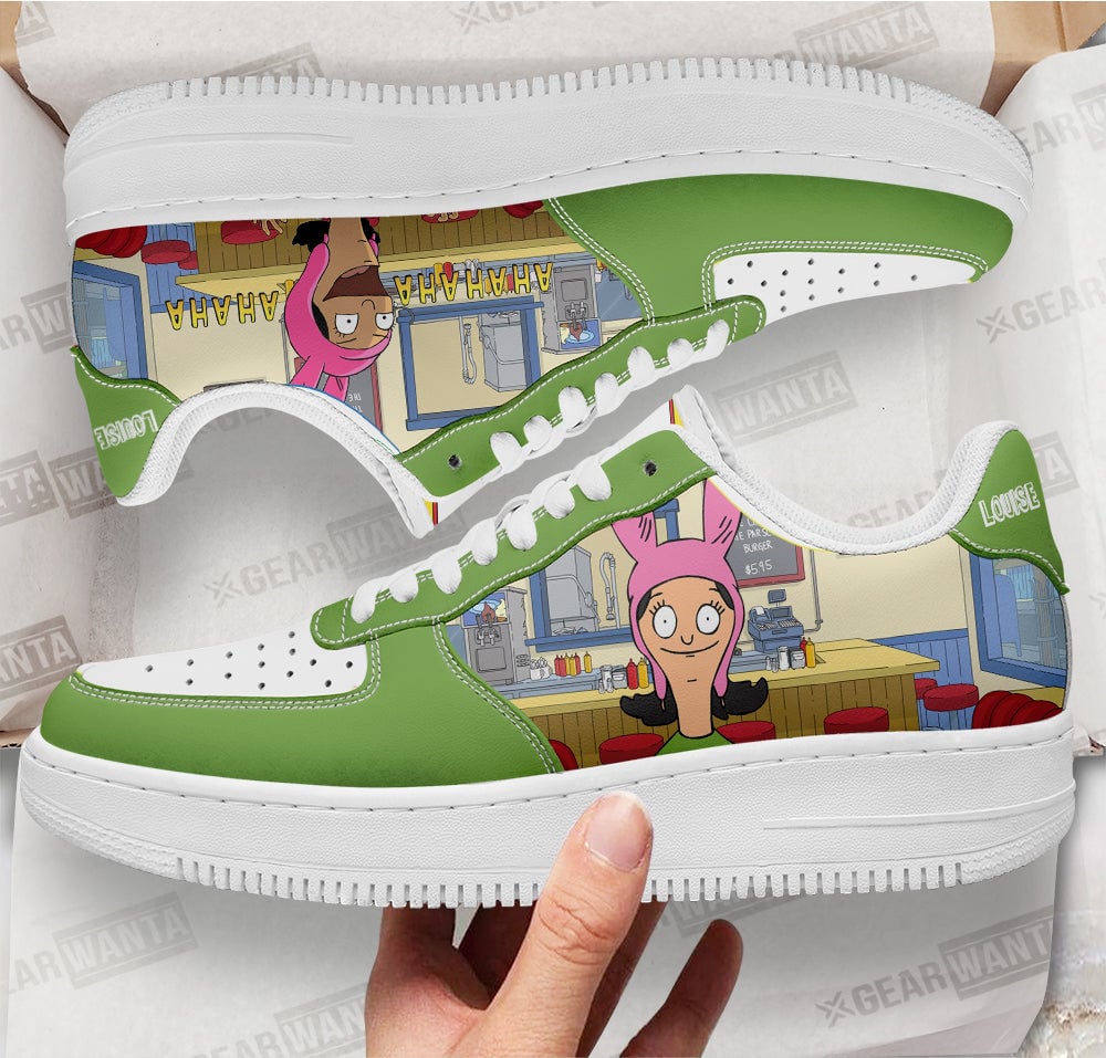 Louise Belcher Bob's Burger Custom Sneakers