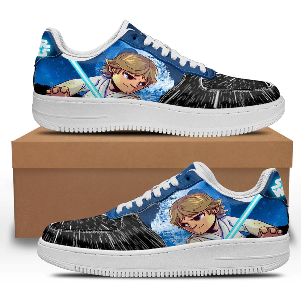 Luke Skywalker Sneakers Custom Star Wars Shoes