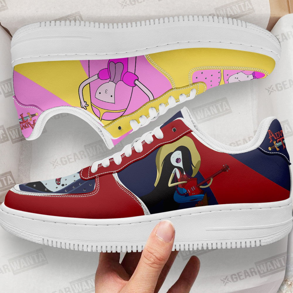 Marceline and Bubblegum Sneakers Custom Adventure Time Shoes