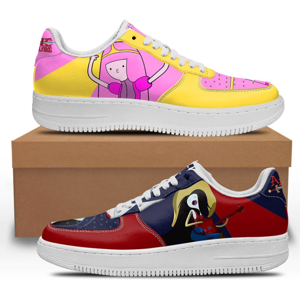 Marceline and Bubblegum Sneakers Custom Adventure Time Shoes