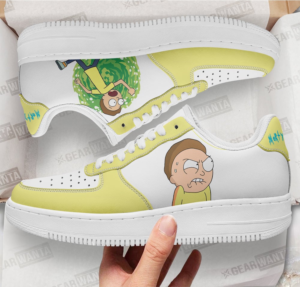 Morty Smith Rick and Morty Custom Sneakers