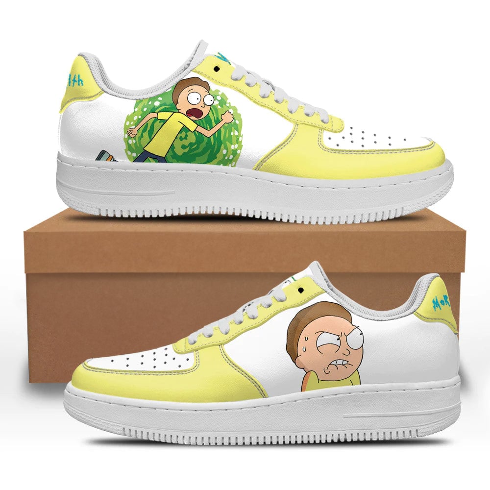 Morty Smith Rick and Morty Custom Sneakers